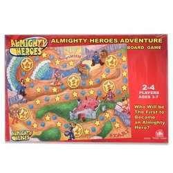 Game: Almighty Heroes Board Game (Ages 3 & Up) - Almighty Heroes